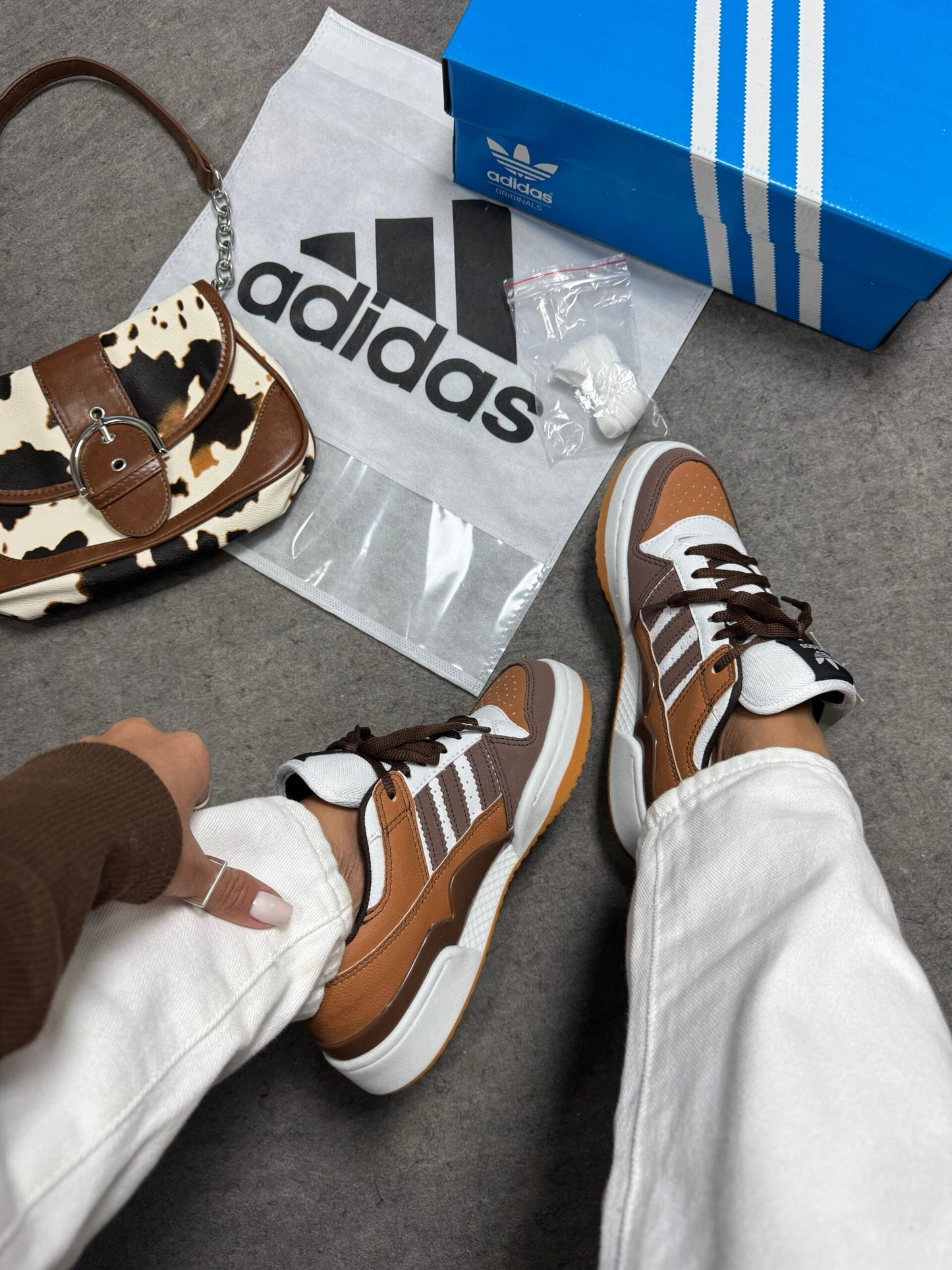 Adidas Forum Low Caramelo Café Atacado