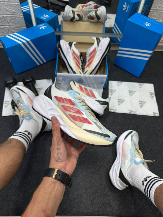 Adidas Adizero Boston 11 Branco Cinza Marrom Atacado