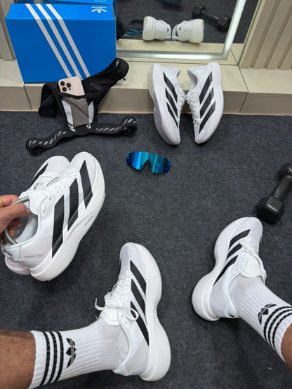 Adidas Adizero Branco e Preto Masculino