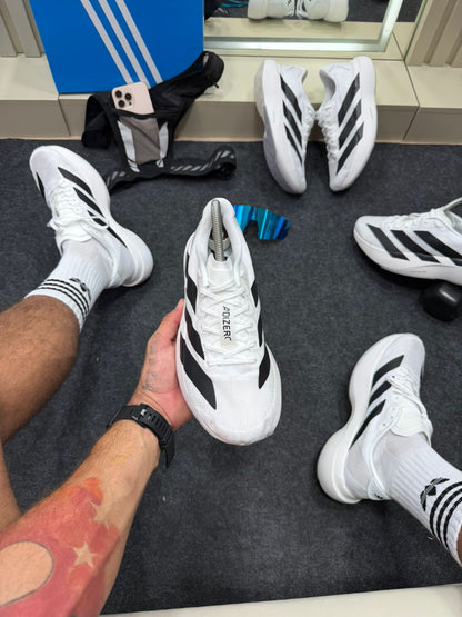 Adidas Adizero Branco e Preto Masculino
