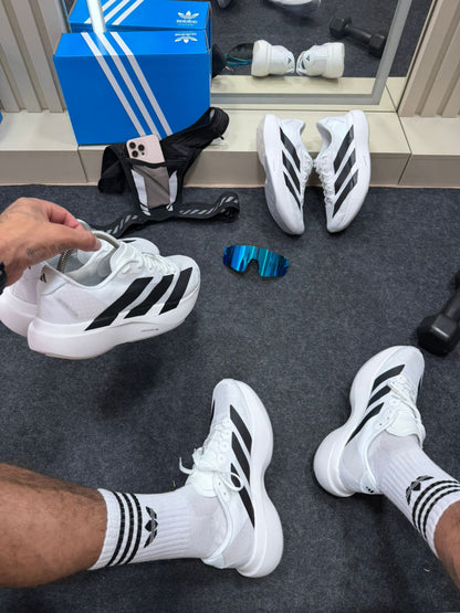 Adidas Adizero Branco e Preto Masculino