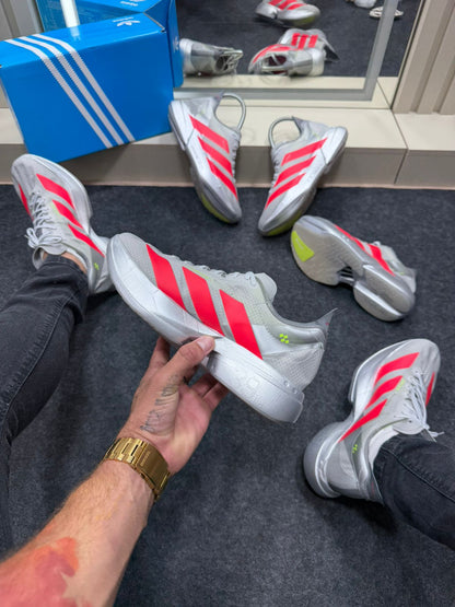 Adidas Adizero Prata Vermelho