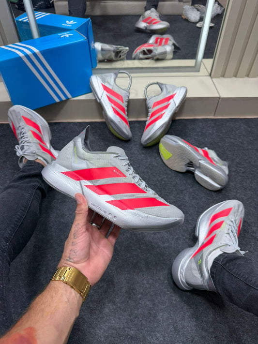 Adidas Adizero Prata Vermelho