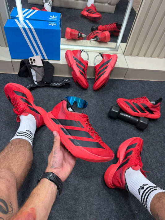 Adidas Adizero Vermelho e Preto Masculino