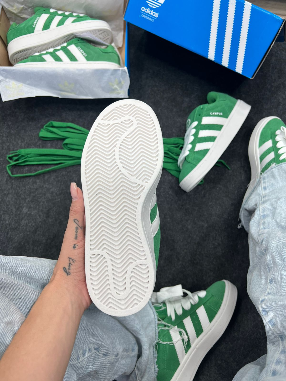 Adidas Campus Premium Verde Atacado