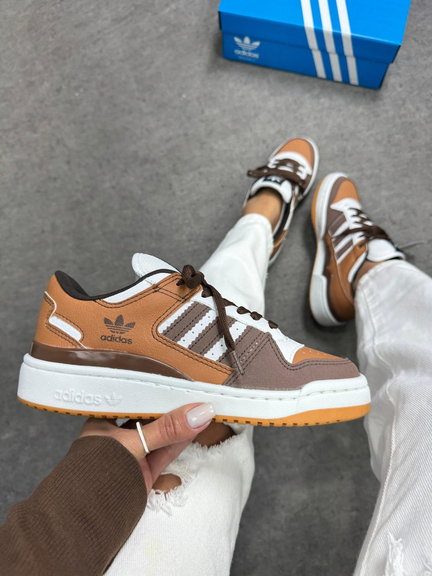 Adidas Forum Low Caramelo Café Atacado