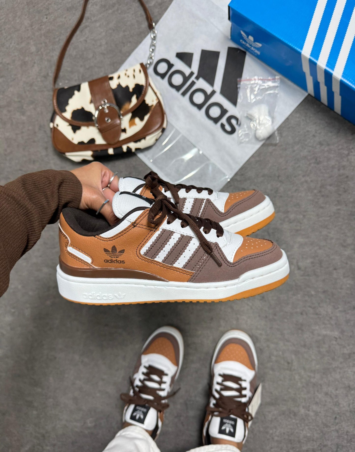 Adidas Forum Low Caramelo Café Atacado