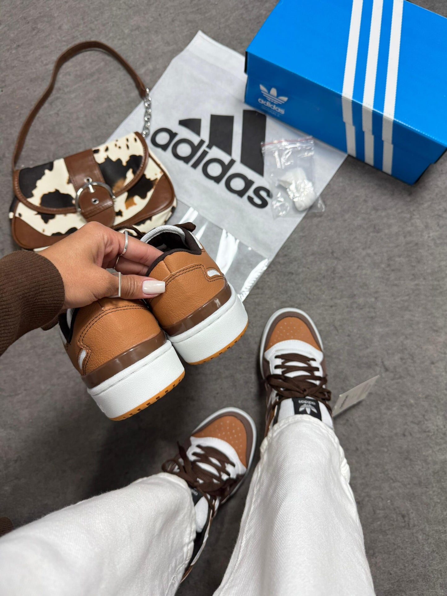 Adidas Forum Low Caramelo Café Atacado