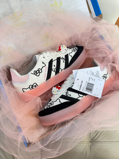 Adidas Hello Kitty x Adidas Sambae Cloud White Clear Pink