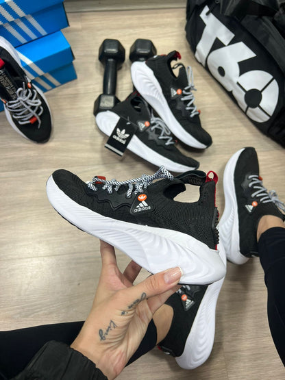 Adidas Kinit Branco e Preto Atacado