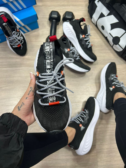 Adidas Kinit Branco e Preto Atacado