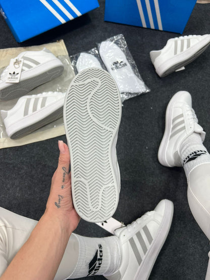 Adidas Ladies Premium Branco Cinza Atacado