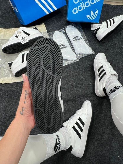 Adidas Ladies Premium Branco e Preto Atacado