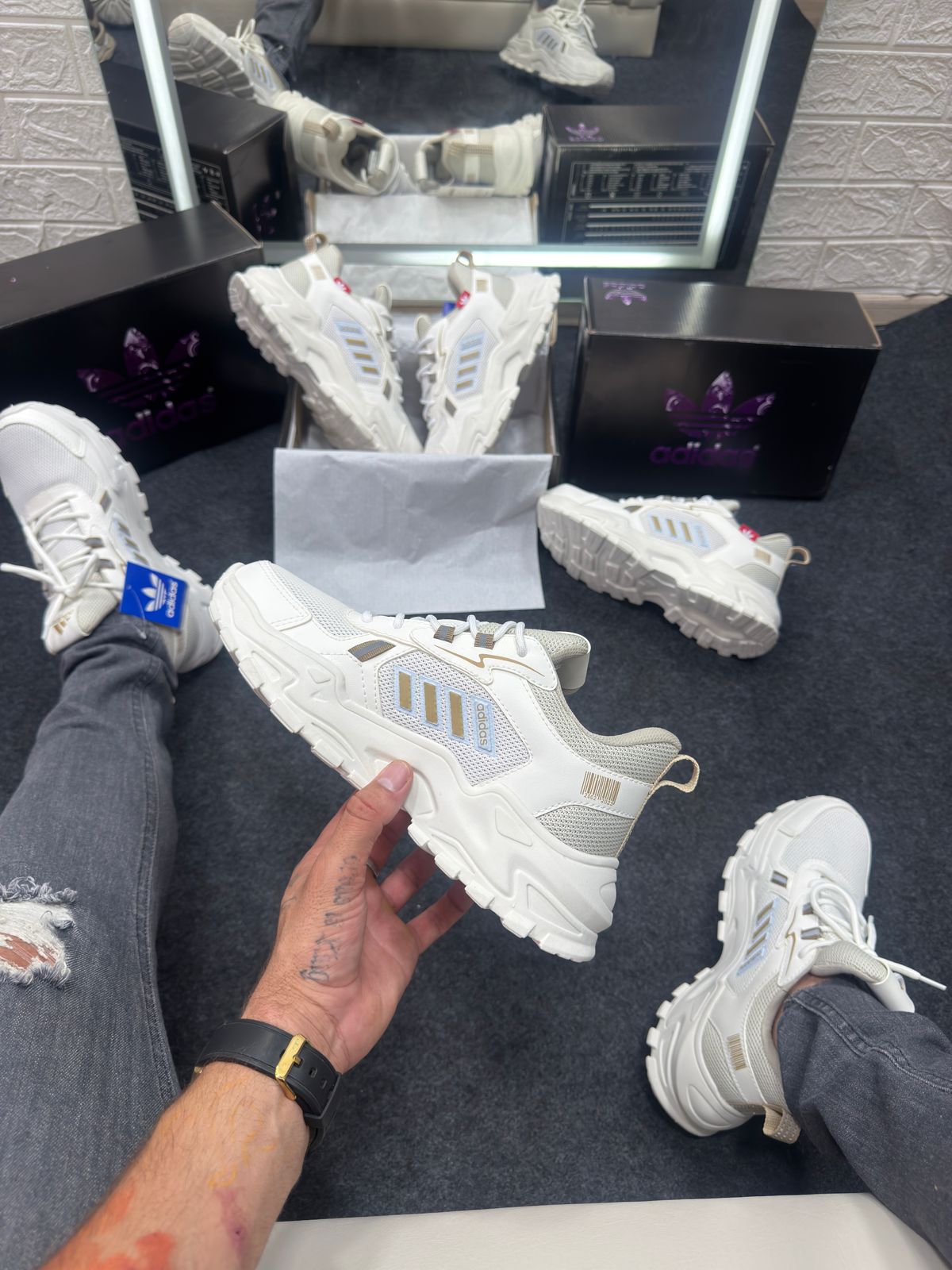 Adidas Ohio Premium Off White Atacado