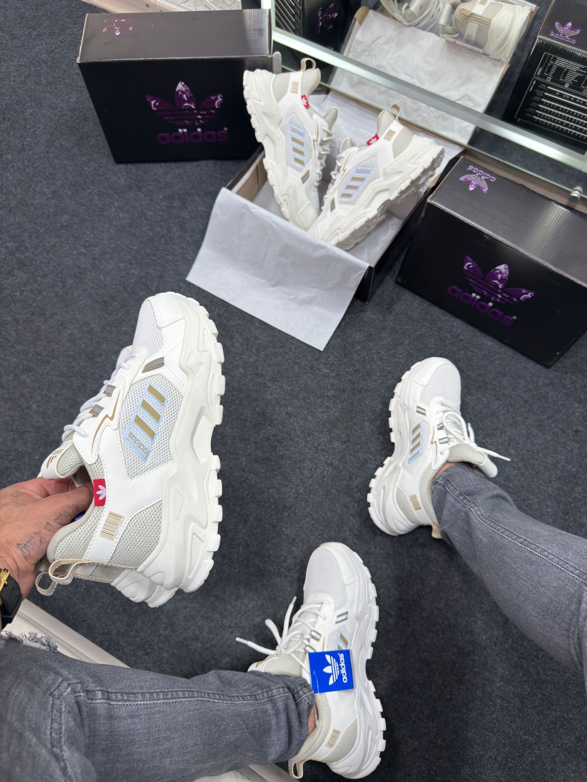 Adidas Ohio Premium Off White Atacado
