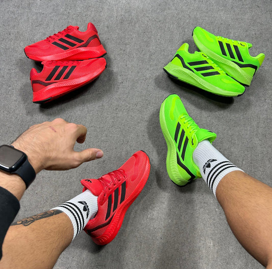 Adidas Run Falcon Vermelho ou Verde Atacado