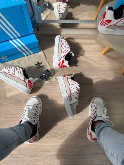 Adidas Skate Osiris Branco e Vermelho