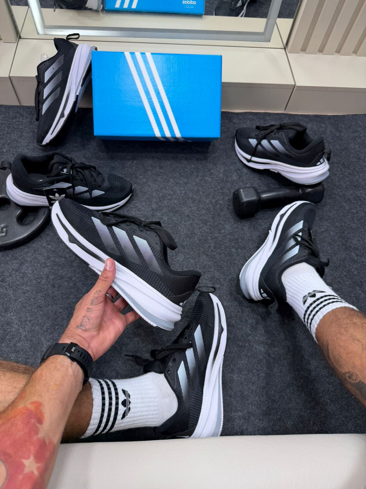 Adidas Super Nova Branco Preto