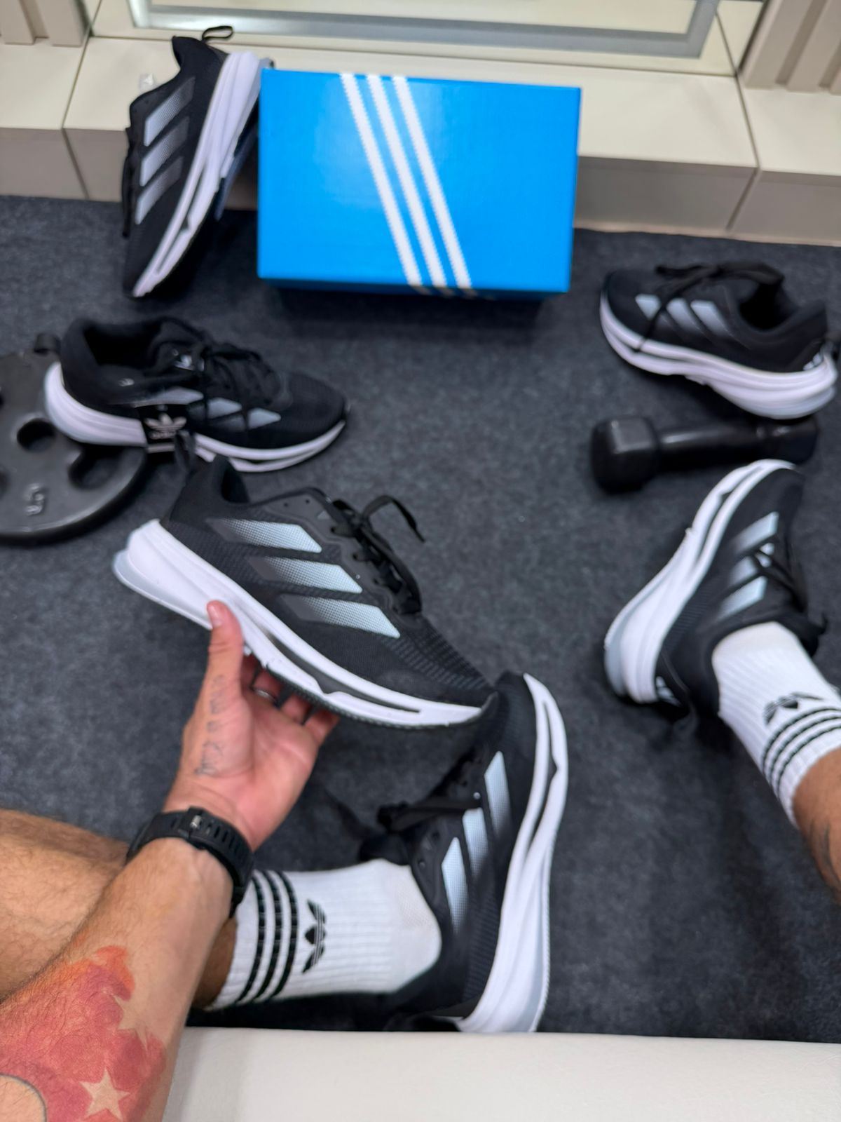 Adidas Super Nova Branco Preto