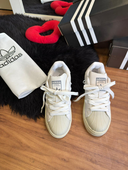 Adidas Super Star Bonega Branco Bordo