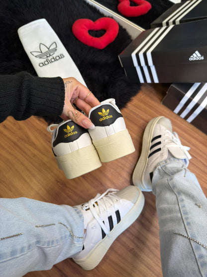 Adidas Superstar Bonega Branco Preto