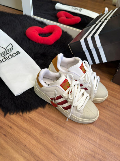 Adidas Super Star Bonega Branco Vermelho