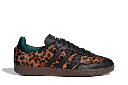 Adidas Samba Og Collegiate Green Leopard Marrom