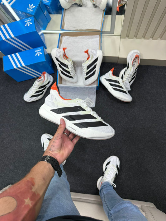 Adizero Evo Pro Branco Preto Laranja