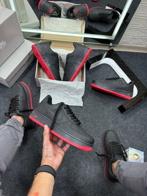 Air Force Prime Preto e Vermelho Atacado