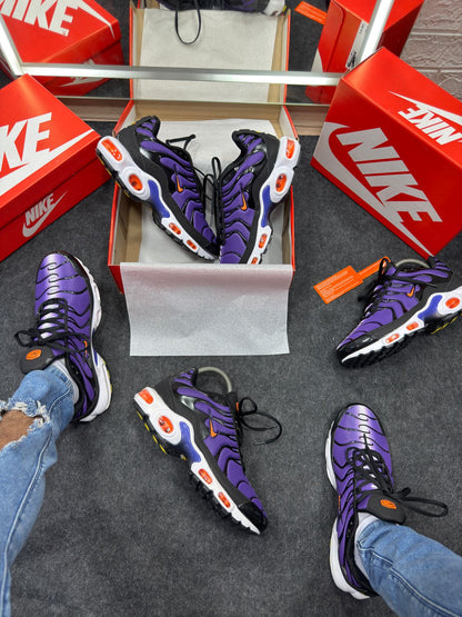 Air Max TN Plus Premium Roxo e Laranja Atacado
