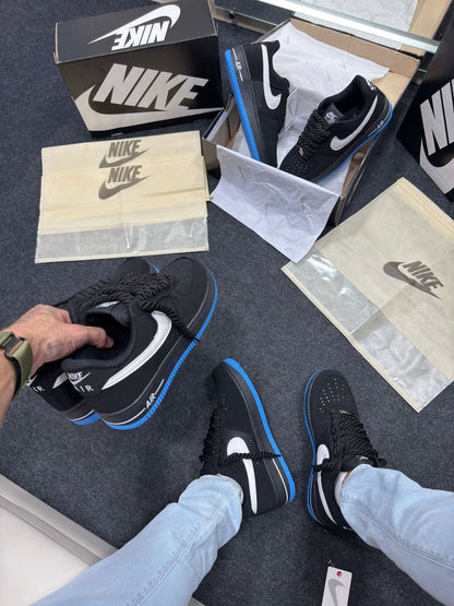 Nike AF1 PRIME Preto e Azul Atacado