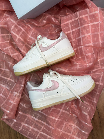 Nike Air Force Linha Prime Off White Rose Cintilante