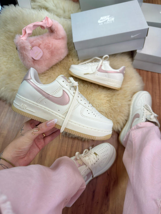 Nike Air Force Linha Prime Off White Rose Cintilante