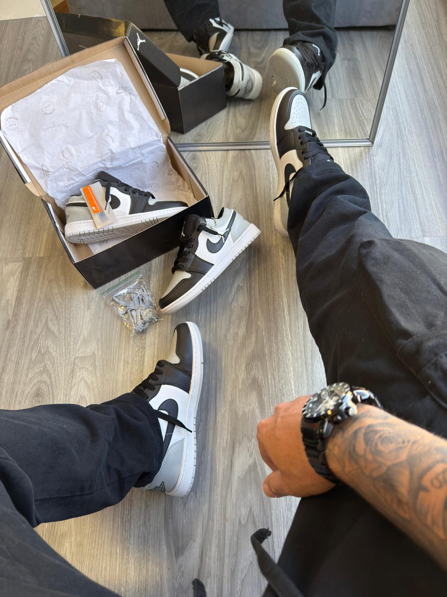 Nike Air Jordan Cinza e Preto