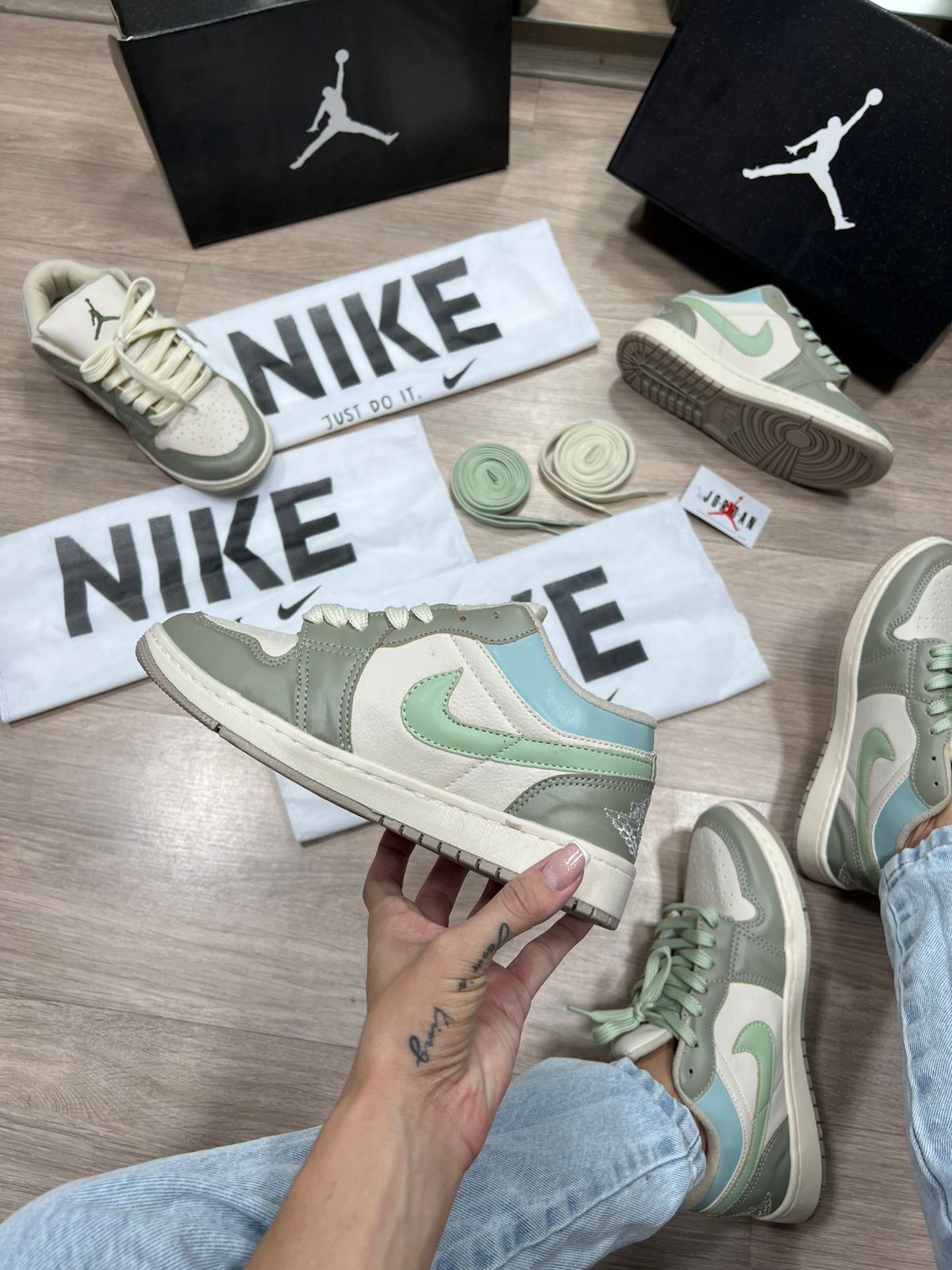 Nike Air Jordan Premium Verde Atacado