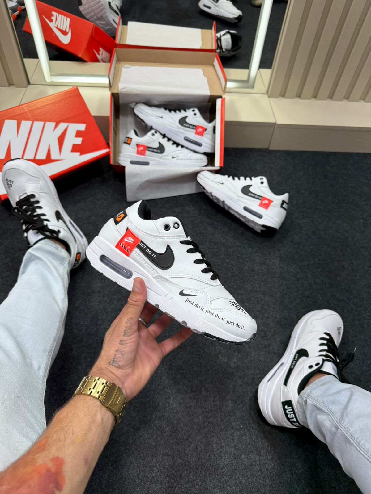 Nike Air Max 90 Branco Preto