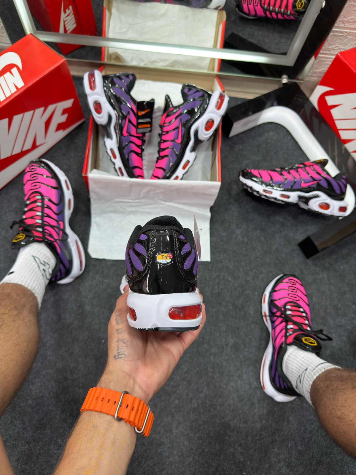 Nike Air Max TN Rosa e Roxo Atacado