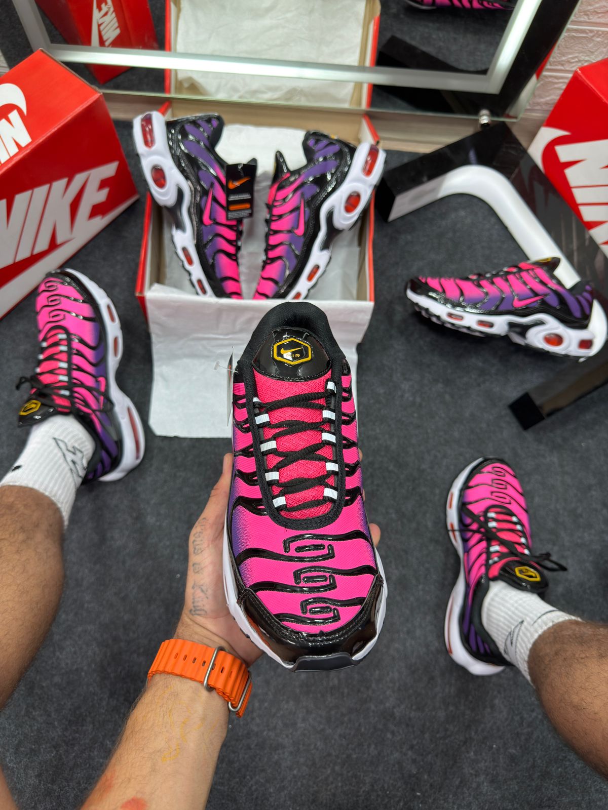 Nike Air Max TN Rosa e Roxo Atacado
