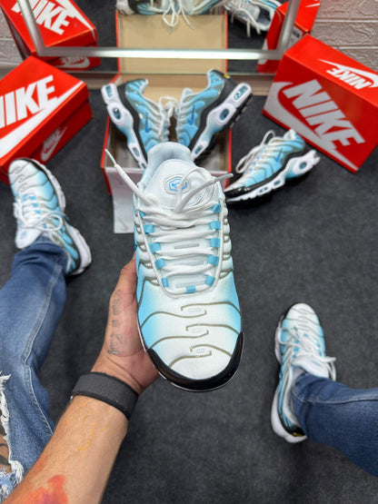 Nike Air Max Tn Plus Premium Branco Com Azul Atacado
