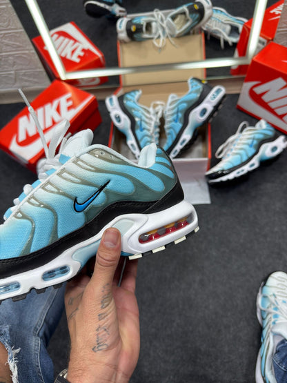 Nike Air Max Tn Plus Premium Branco Com Azul Atacado