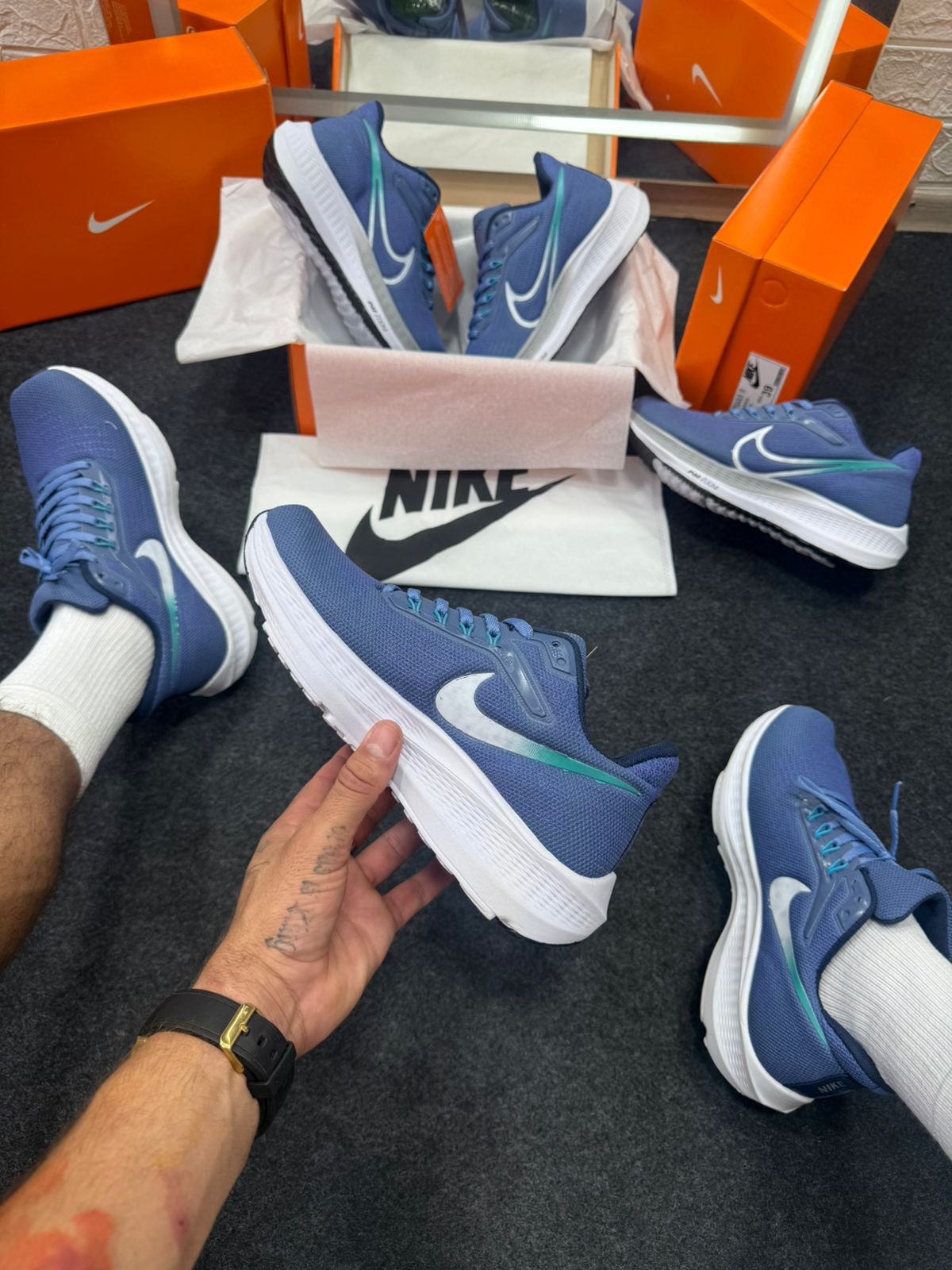 Nike Air Zoom Pegasus 39 Azul Turquesa Atacado