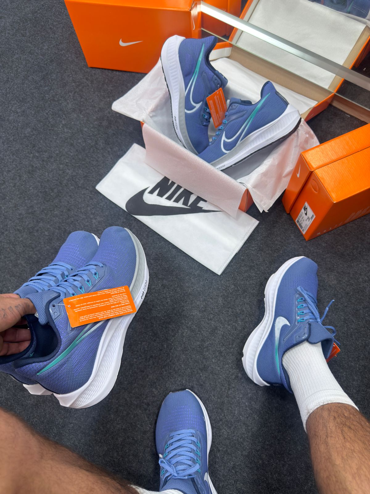 Nike Air Zoom Pegasus 39 Azul Turquesa Atacado
