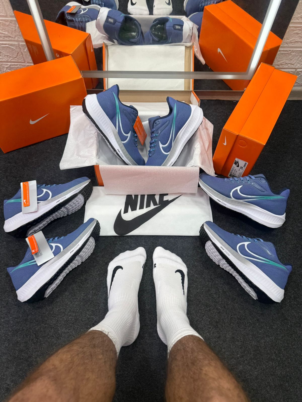 Nike Air Zoom Pegasus 39 Azul Turquesa Atacado