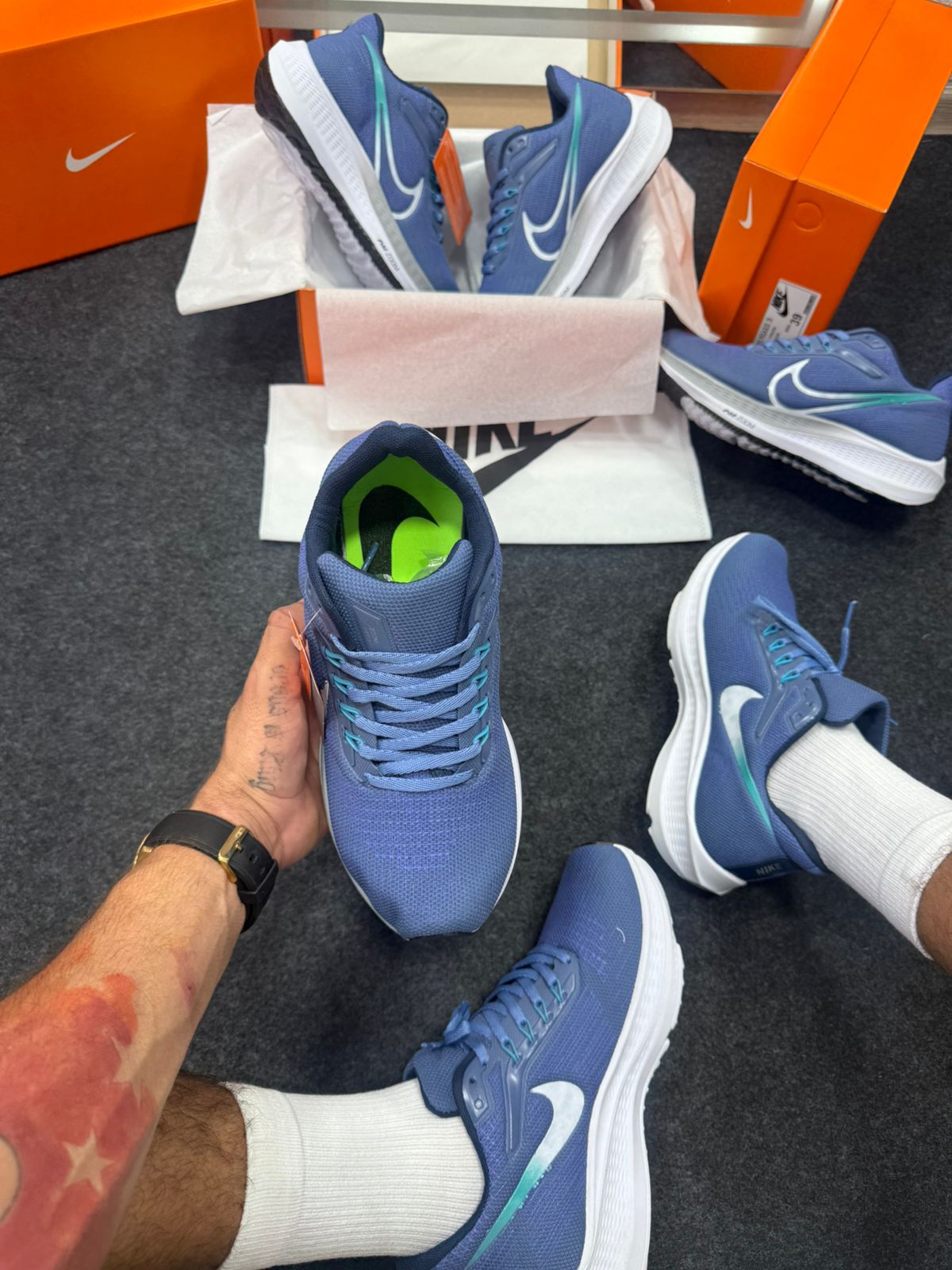 Nike Air Zoom Pegasus 39 Azul Turquesa Atacado