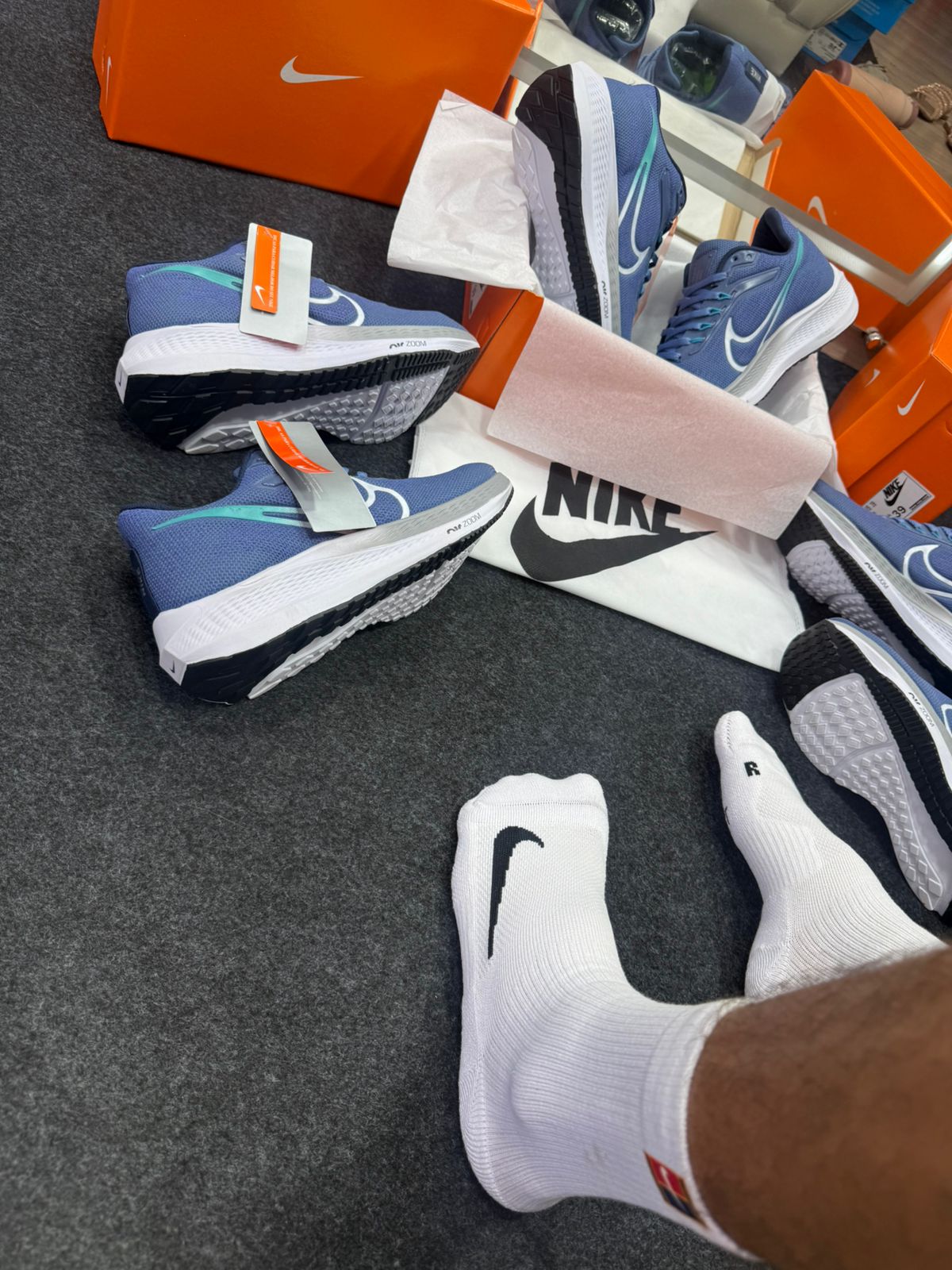 Nike Air Zoom Pegasus 39 Azul Turquesa Atacado