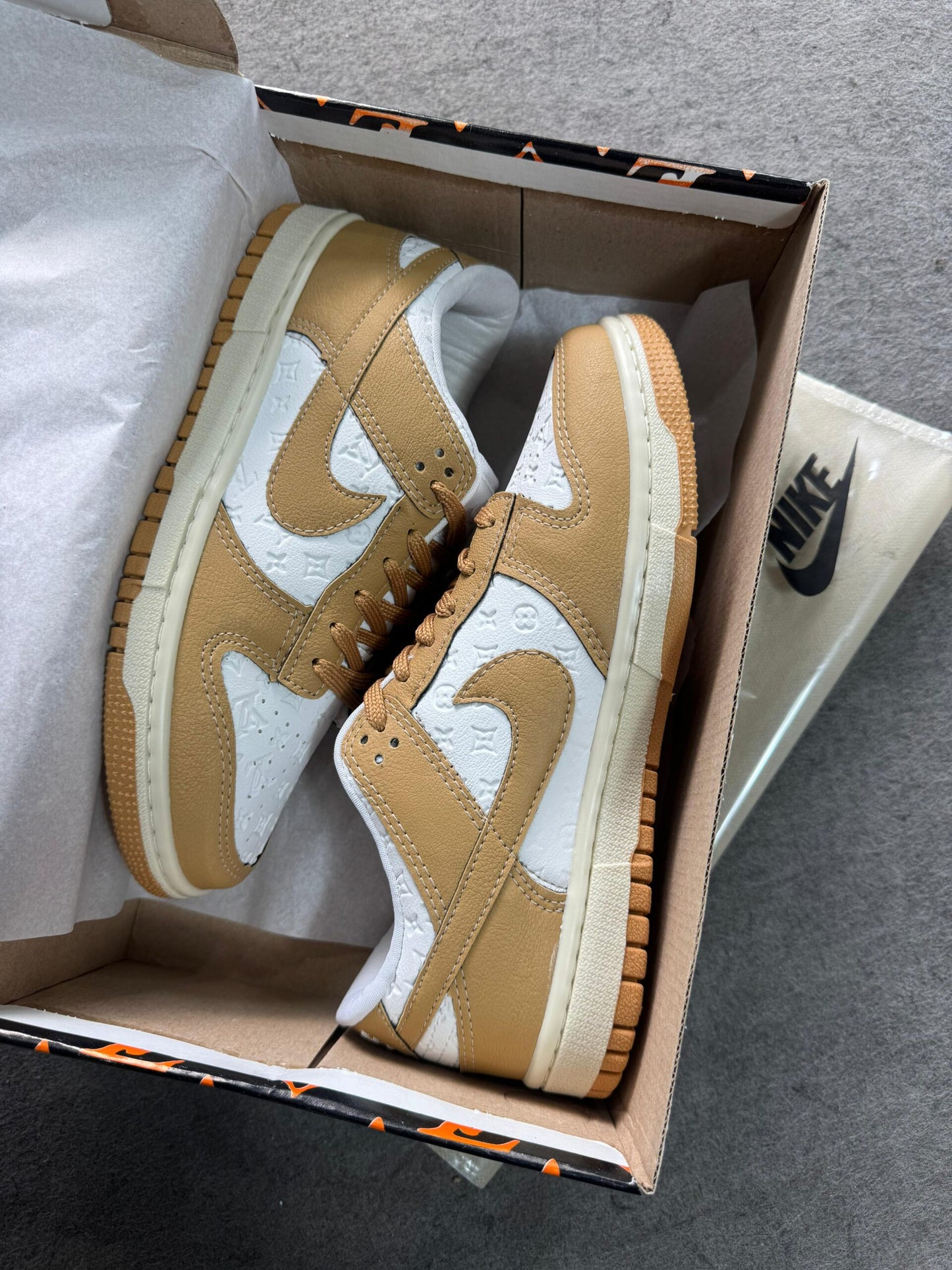 Nike Dunk Louis Vuitton Branco Amarelo Atacado