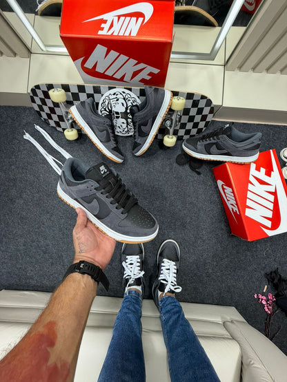 Nike Sb Dunk Low Premium Cinza Camurça