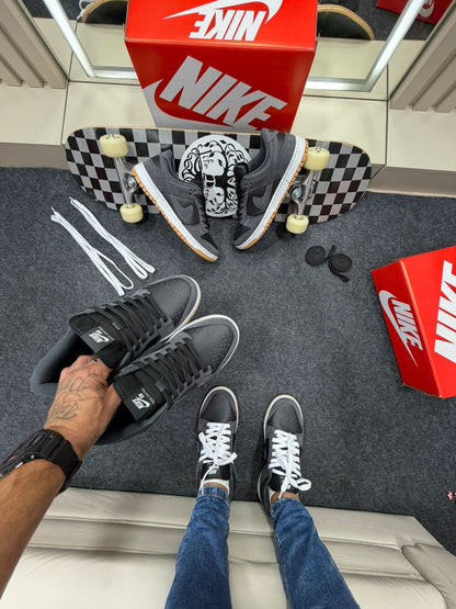 Nike Sb Dunk Low Premium Cinza Camurça