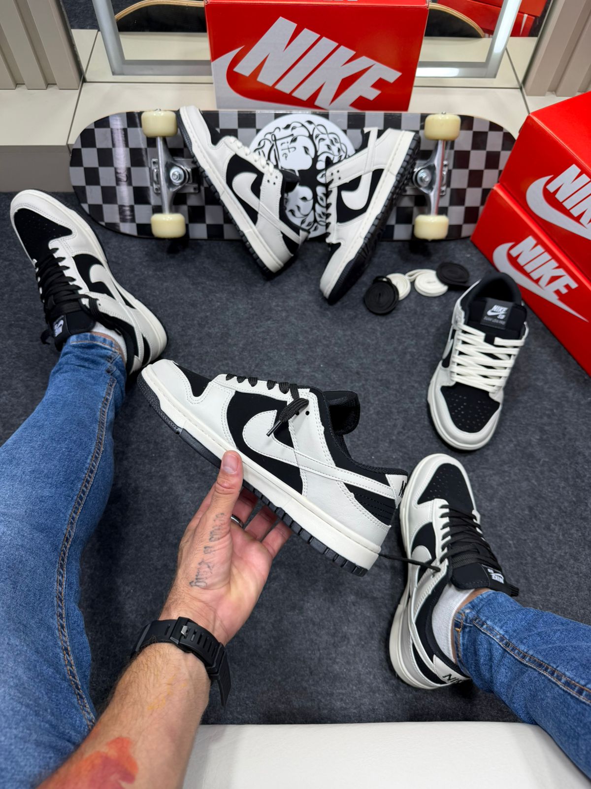 Nike Sb Dunk Low Premium Off White Preto