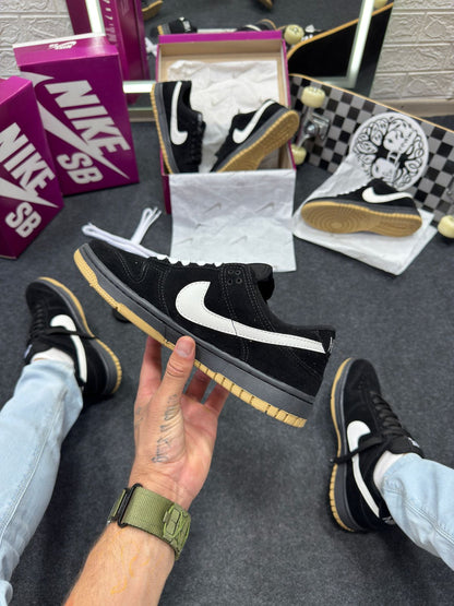 Nike Sb Dunk Low Pro Preto Camurça Atacado